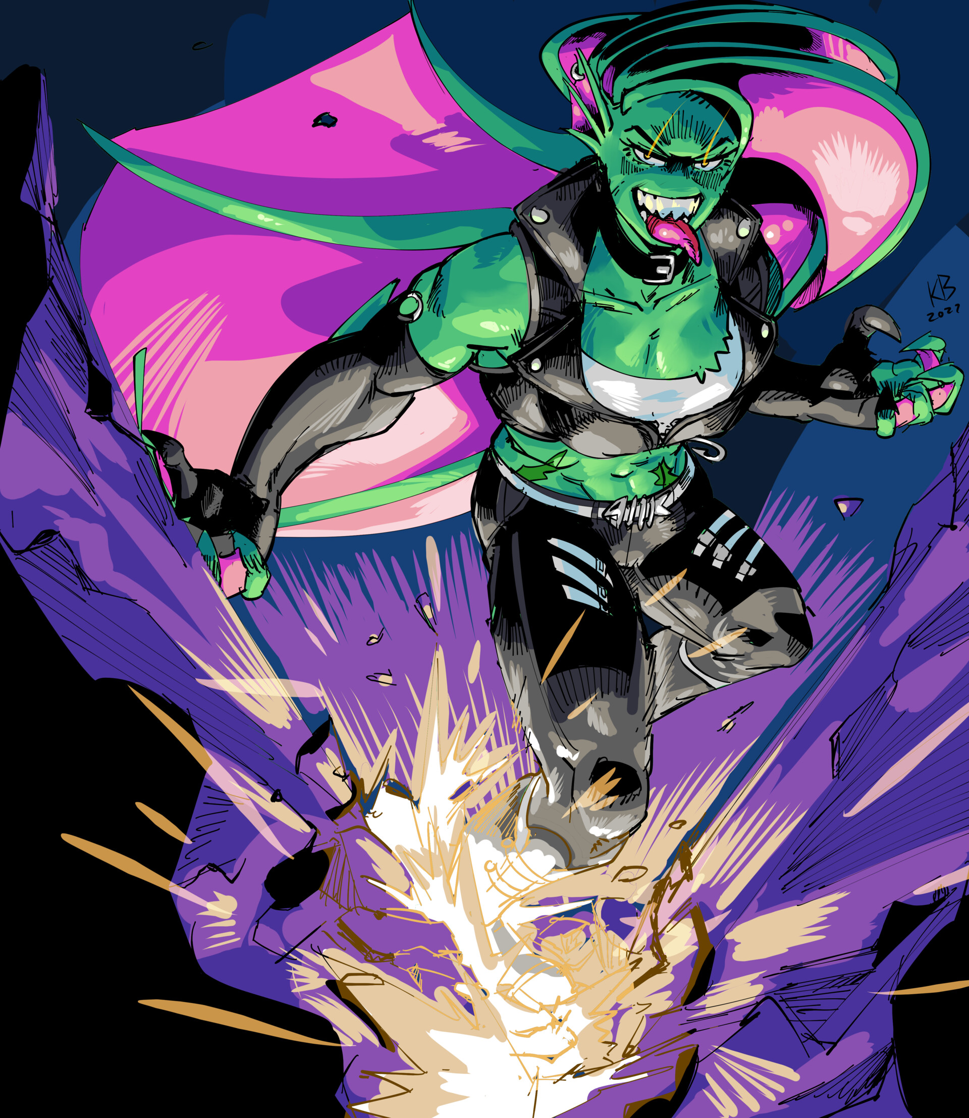 ArtStation Mili's Kick Rocks