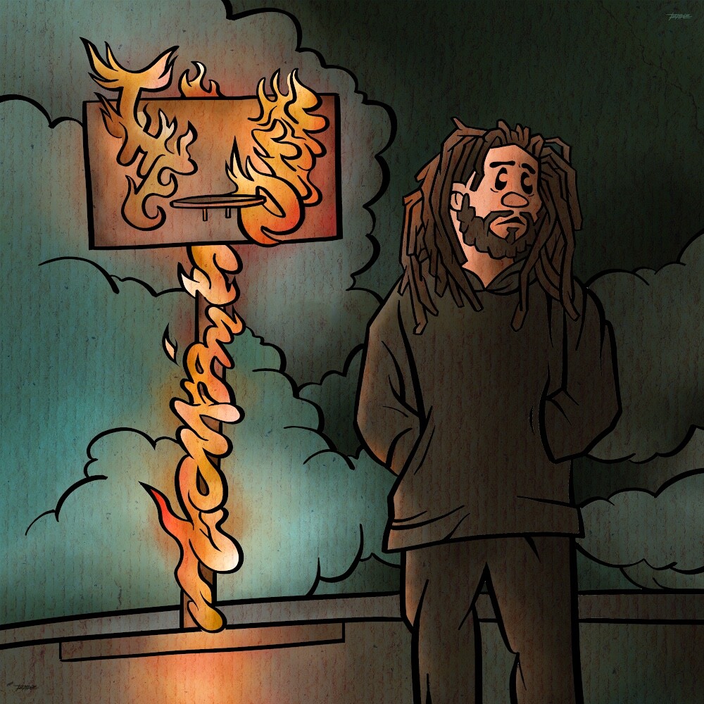 ArtStation the off season by j. cole