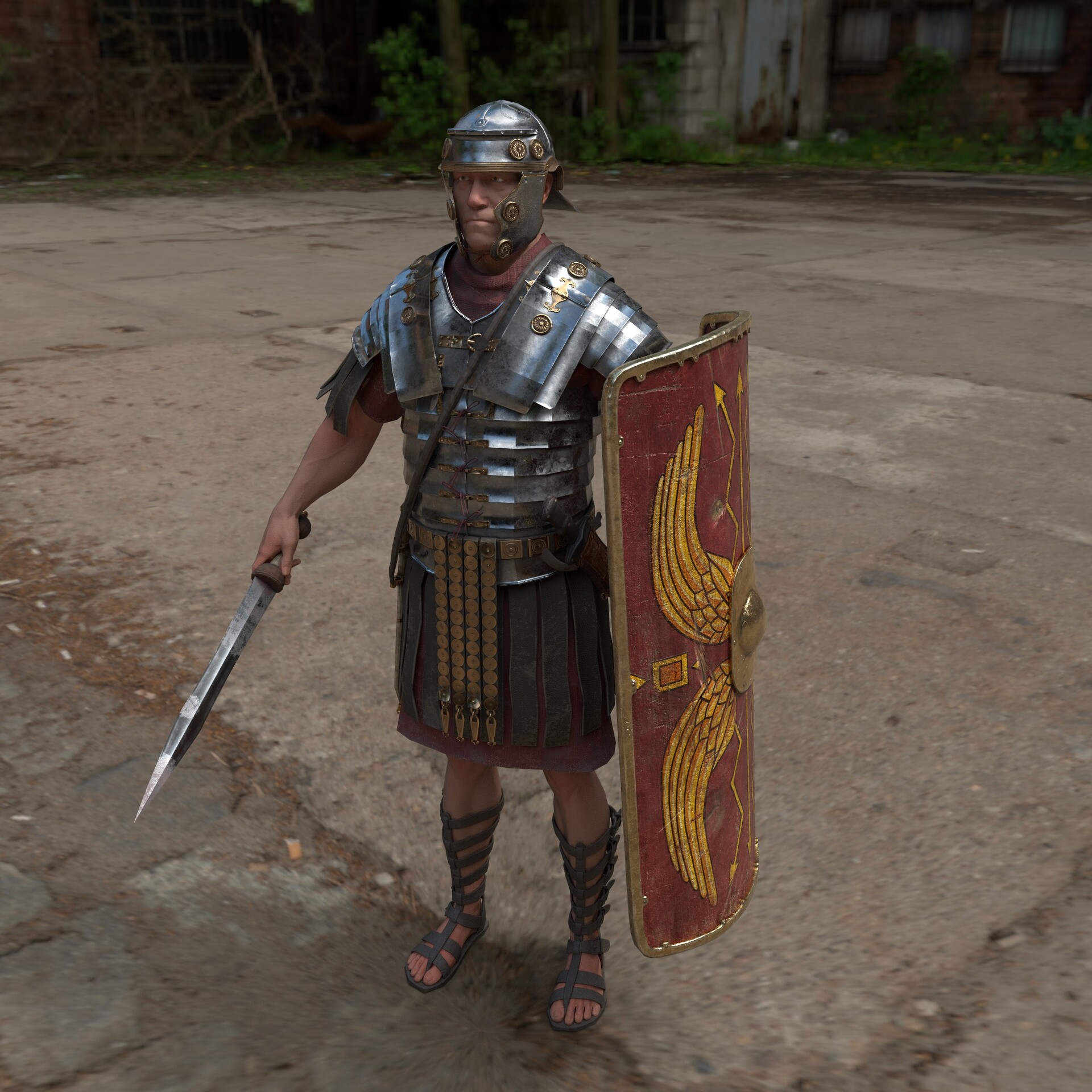 ArtStation Roman Soldier