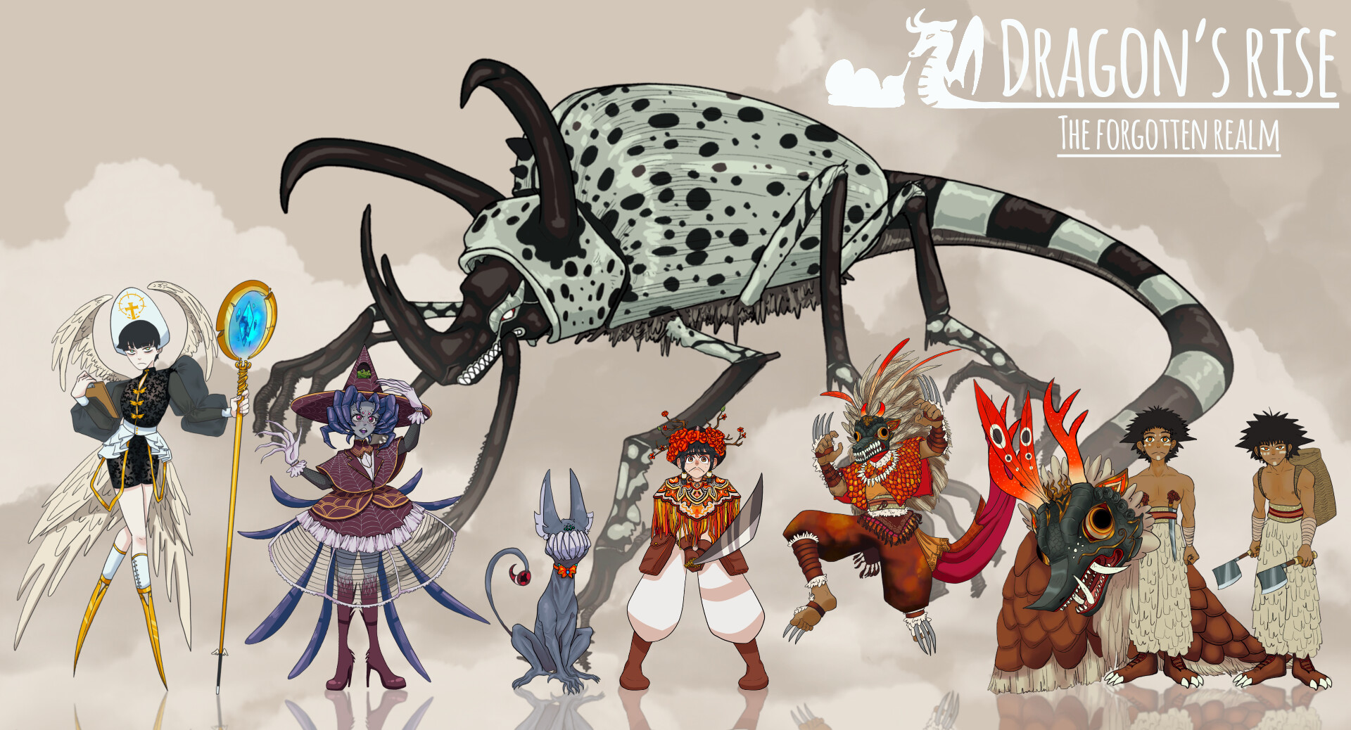 ArtStation - Dragon’s rise challenge character designs