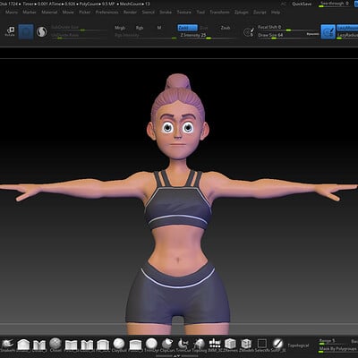 Sculpting Character in ZBrush