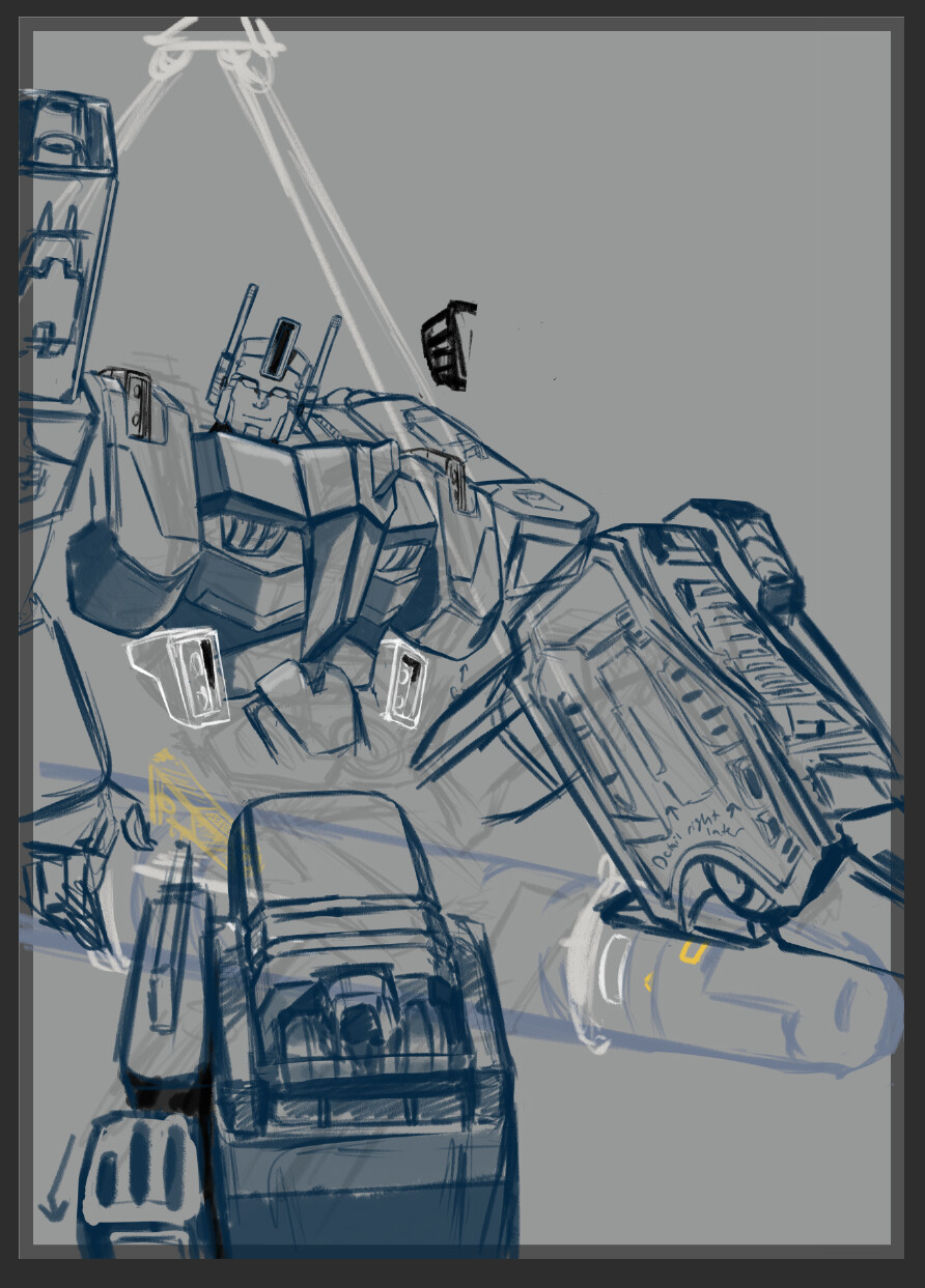 used my WFC Magnus figure for sketch 2