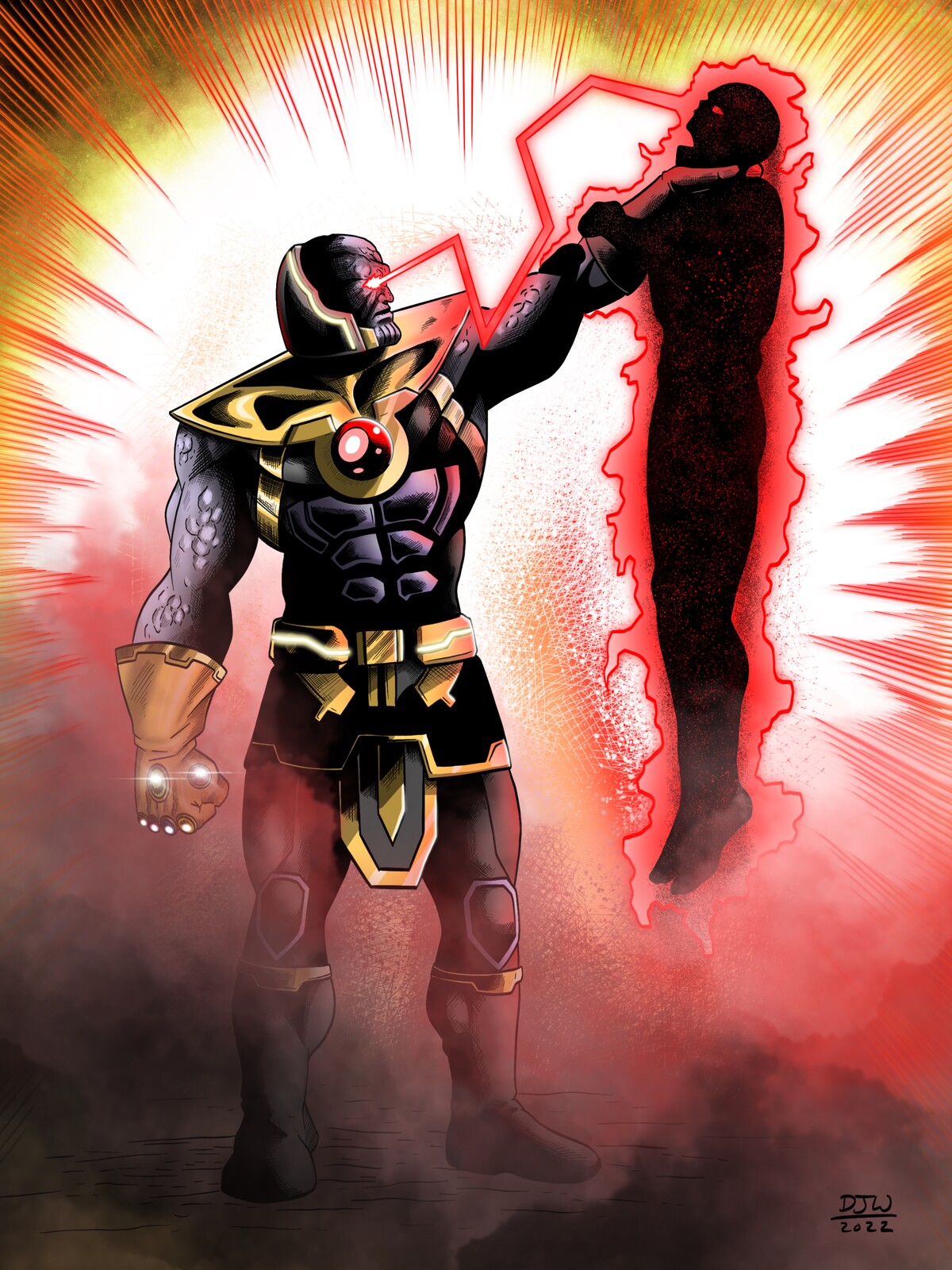 Darkseid/Thanos Mashup