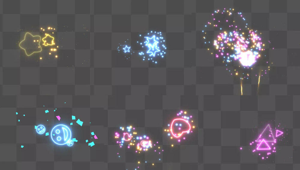 Artstation firework effect 2d unity particle