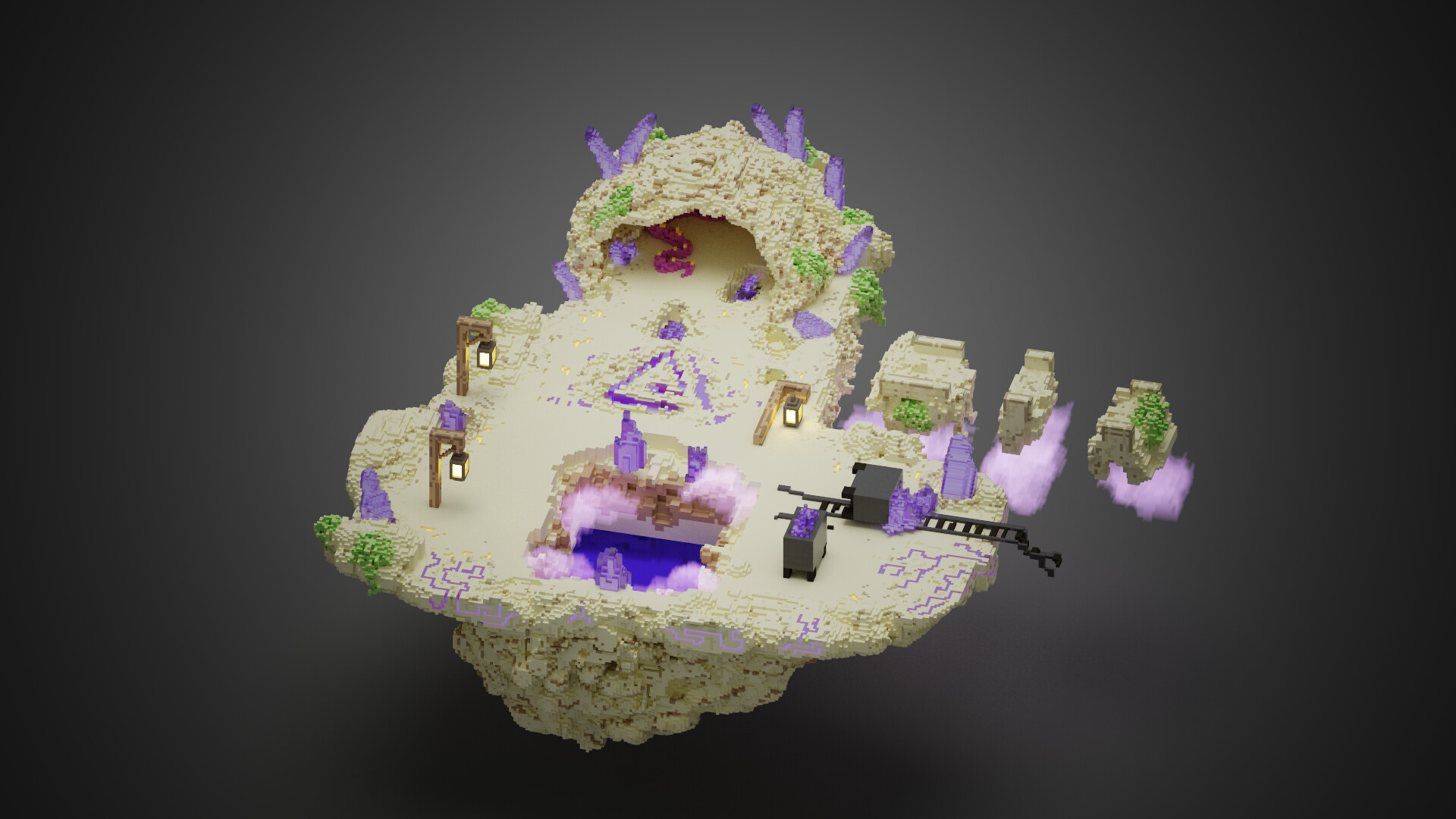 ArtStation Crystal Mine, Voxel