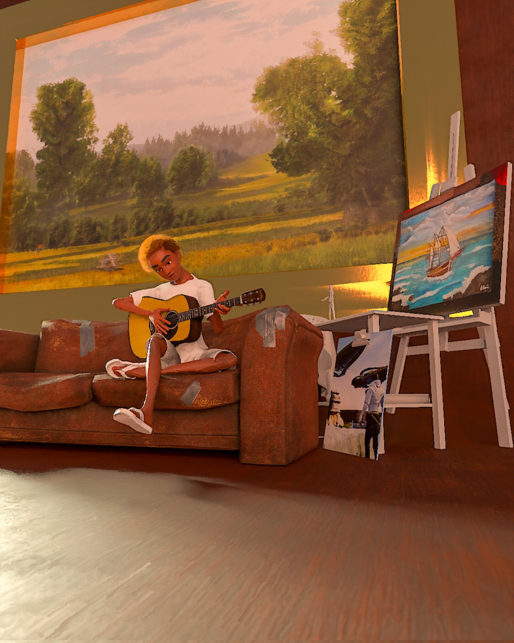 ArtStation The Painted World