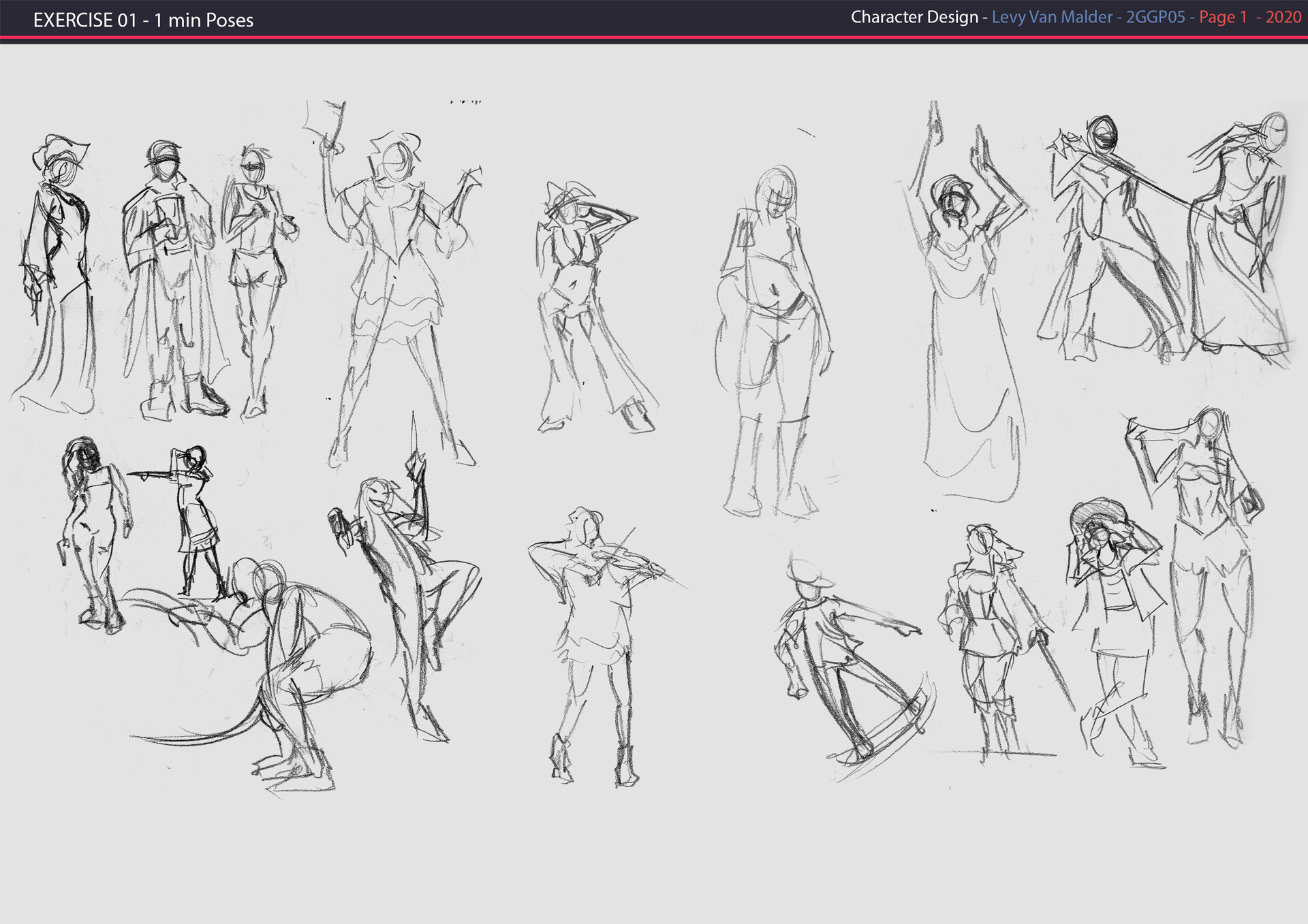 ArtStation - Character Study 1: Quick Sketches