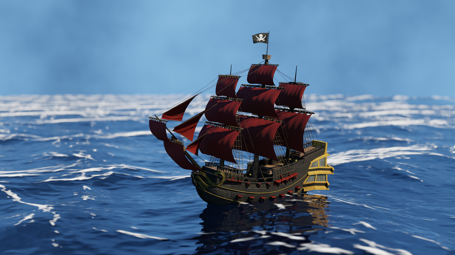 ArtStation The Pirate Ship ArtStation The Pirate Ship