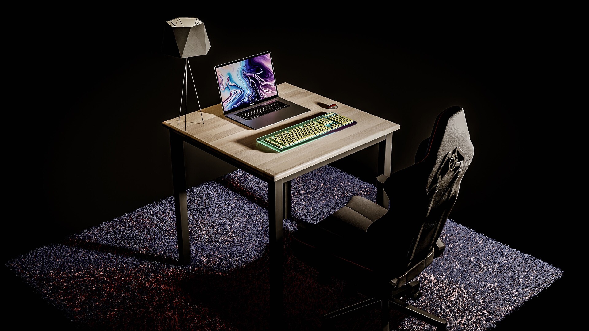 ArtStation Tiny Desk Scene