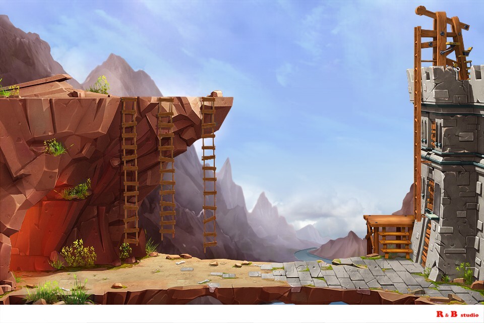 ArtStation Mine (concept art / game background)