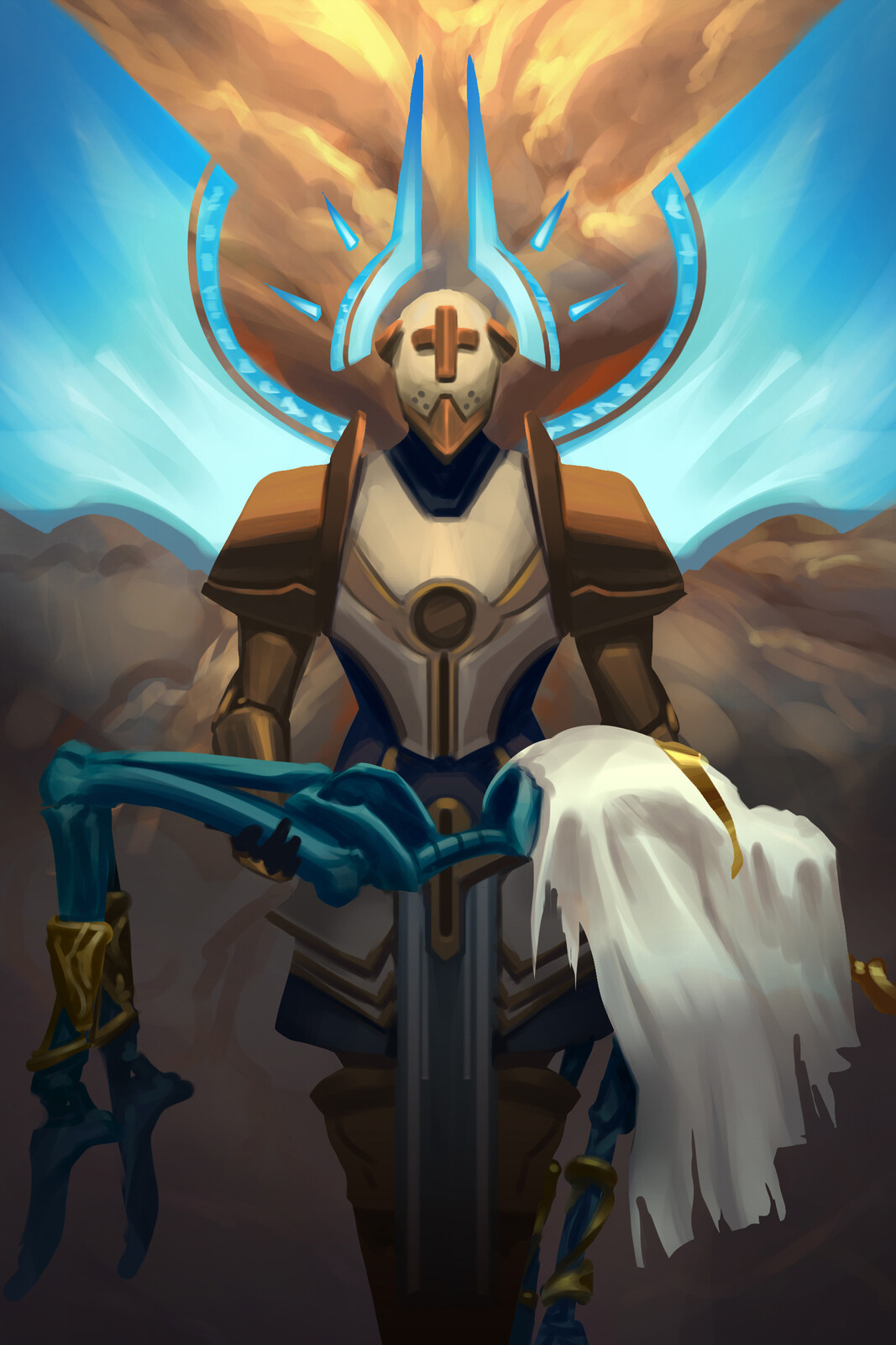 Andrei mishchenko ultrakill gabriel ferryman painting