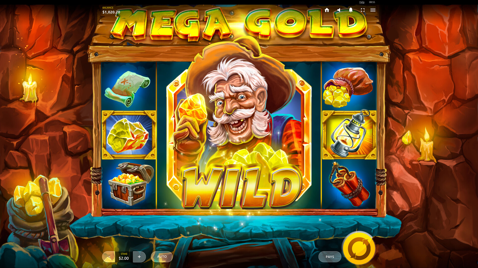 Artstation slot miner game art concept 01