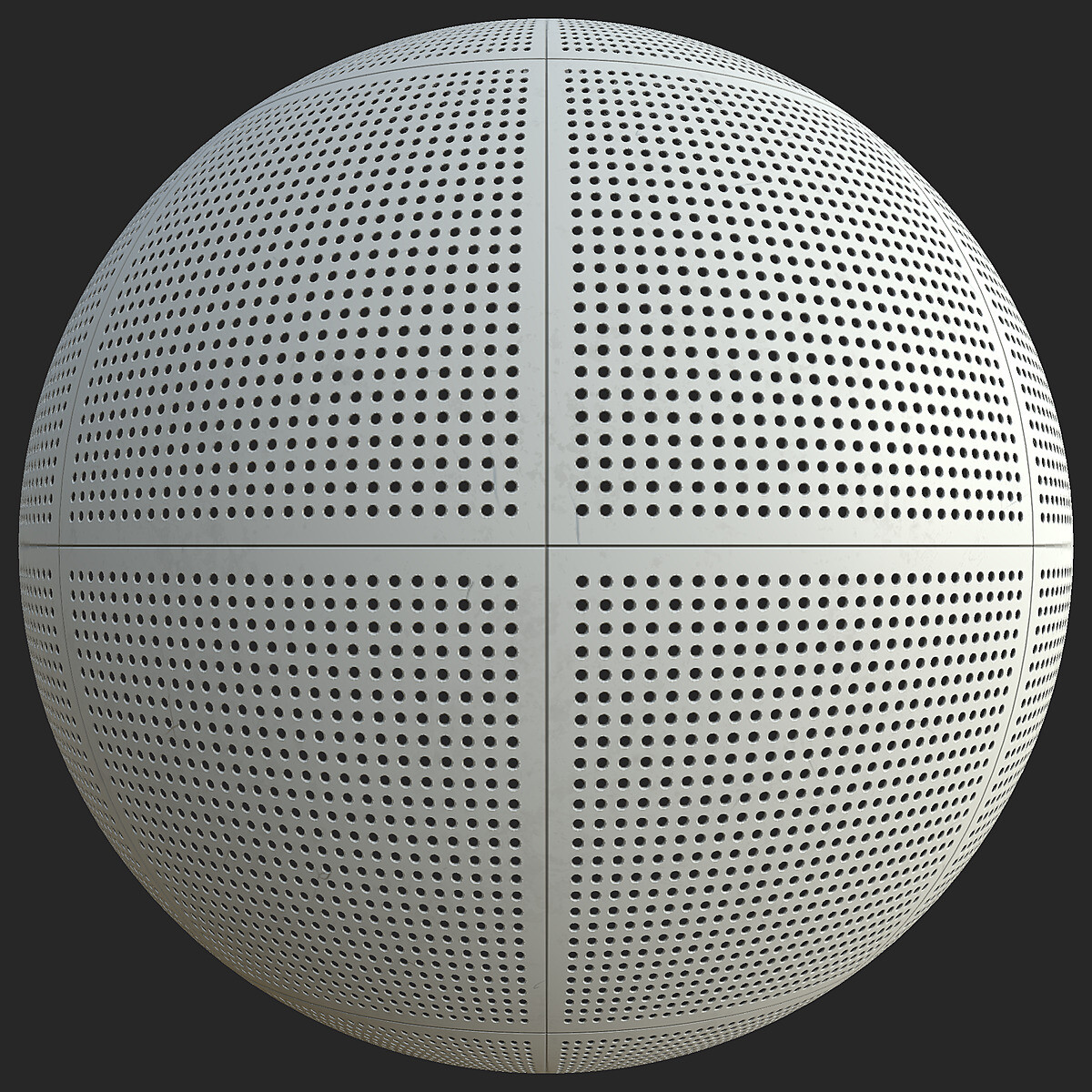 ArtStation Perforated Metal Ceiling Panel (FREE PBR Texture)