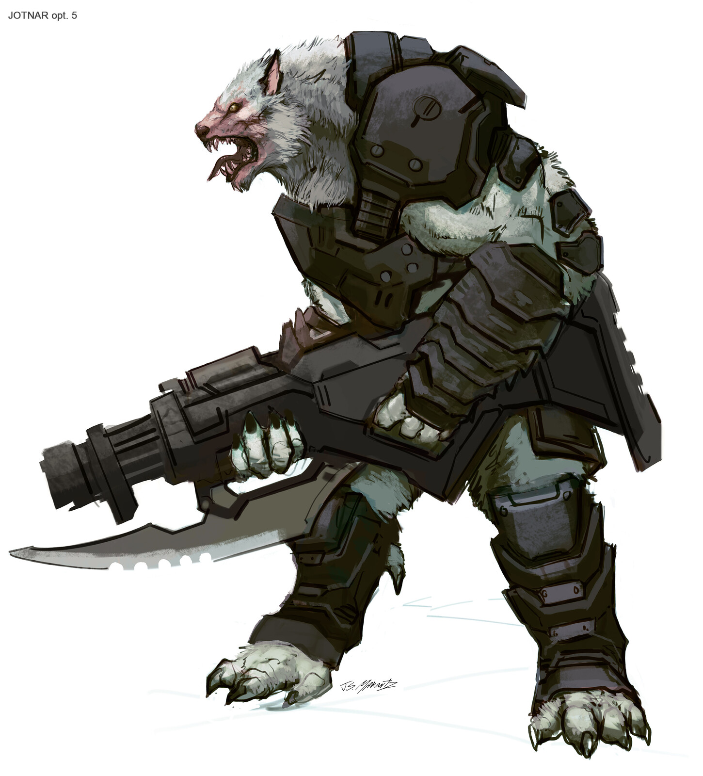 JOTNAR SKETCHES for Archetype Entertainment