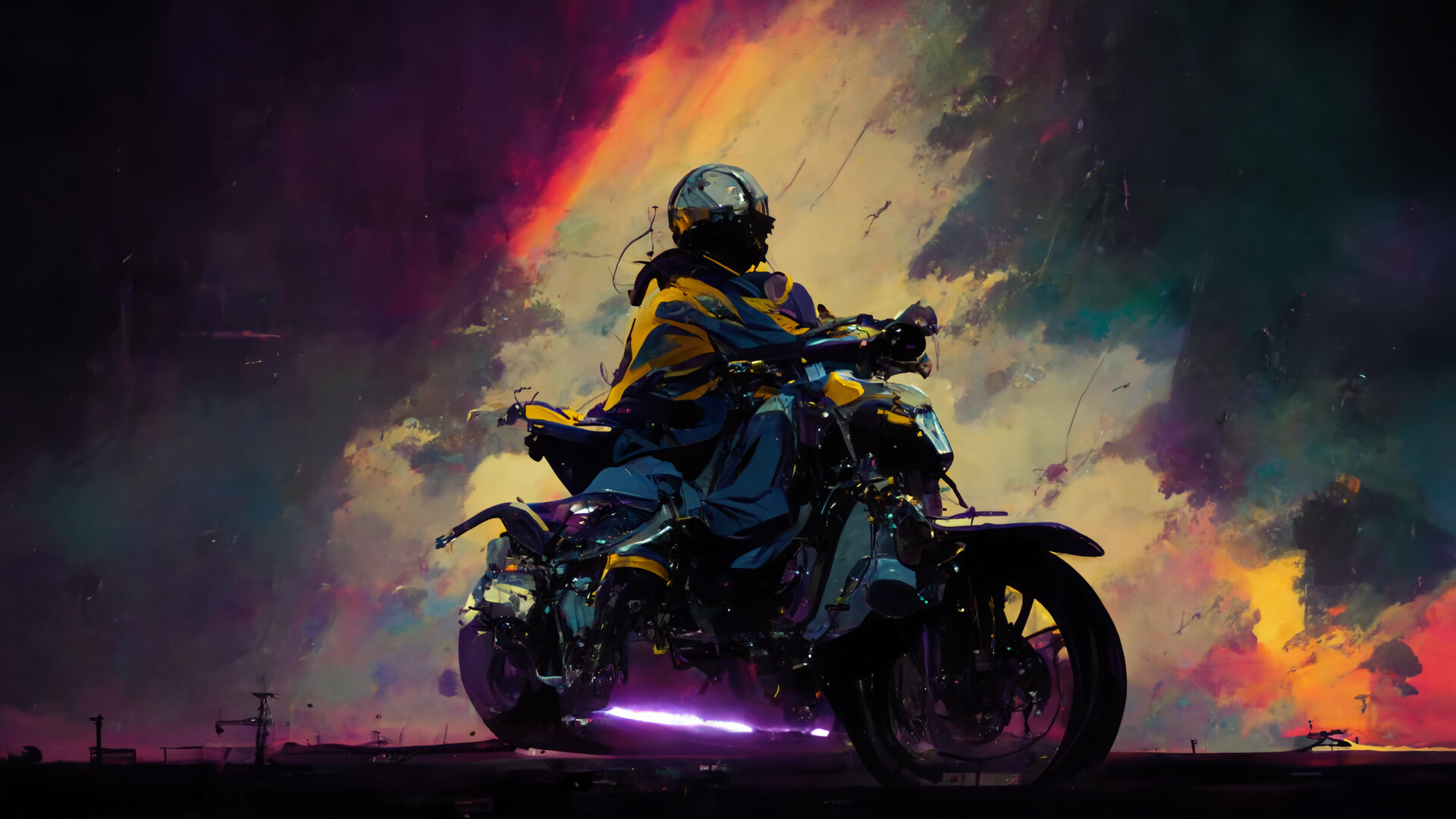 Artstation Motorcycle Samurai Character Concept Art Generated With Ai