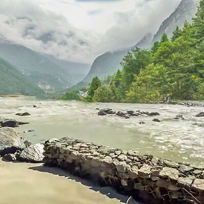 Akshath rao mountain river