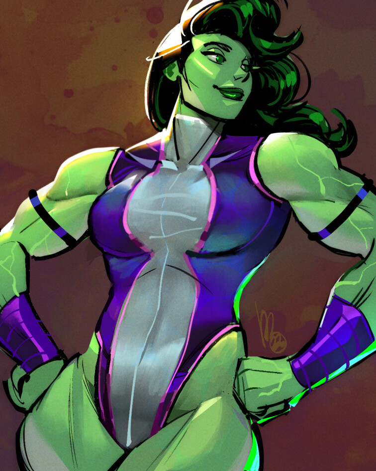 She-Hulk fan art by me : r/shehulk