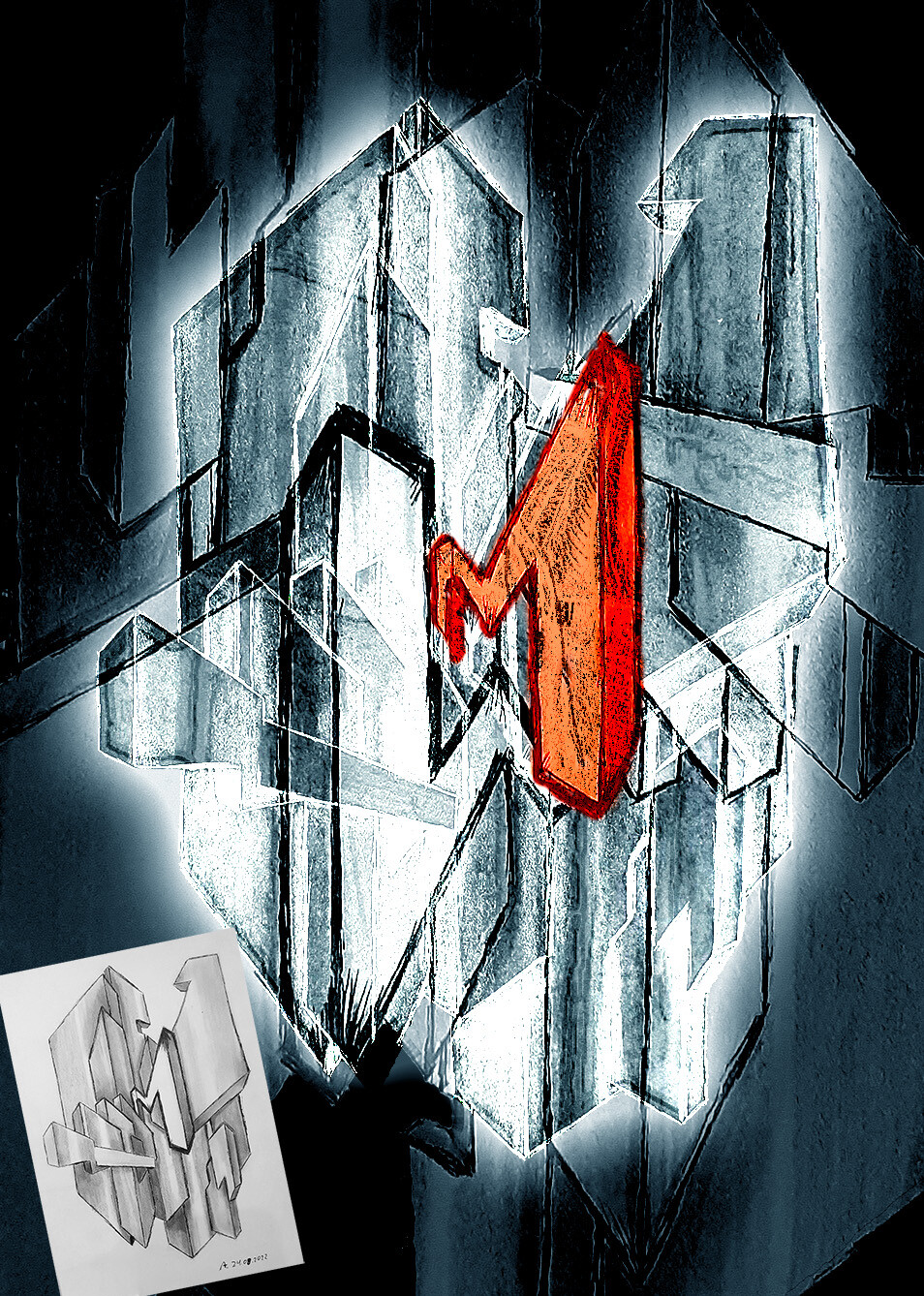 Metropolia - hand drawing