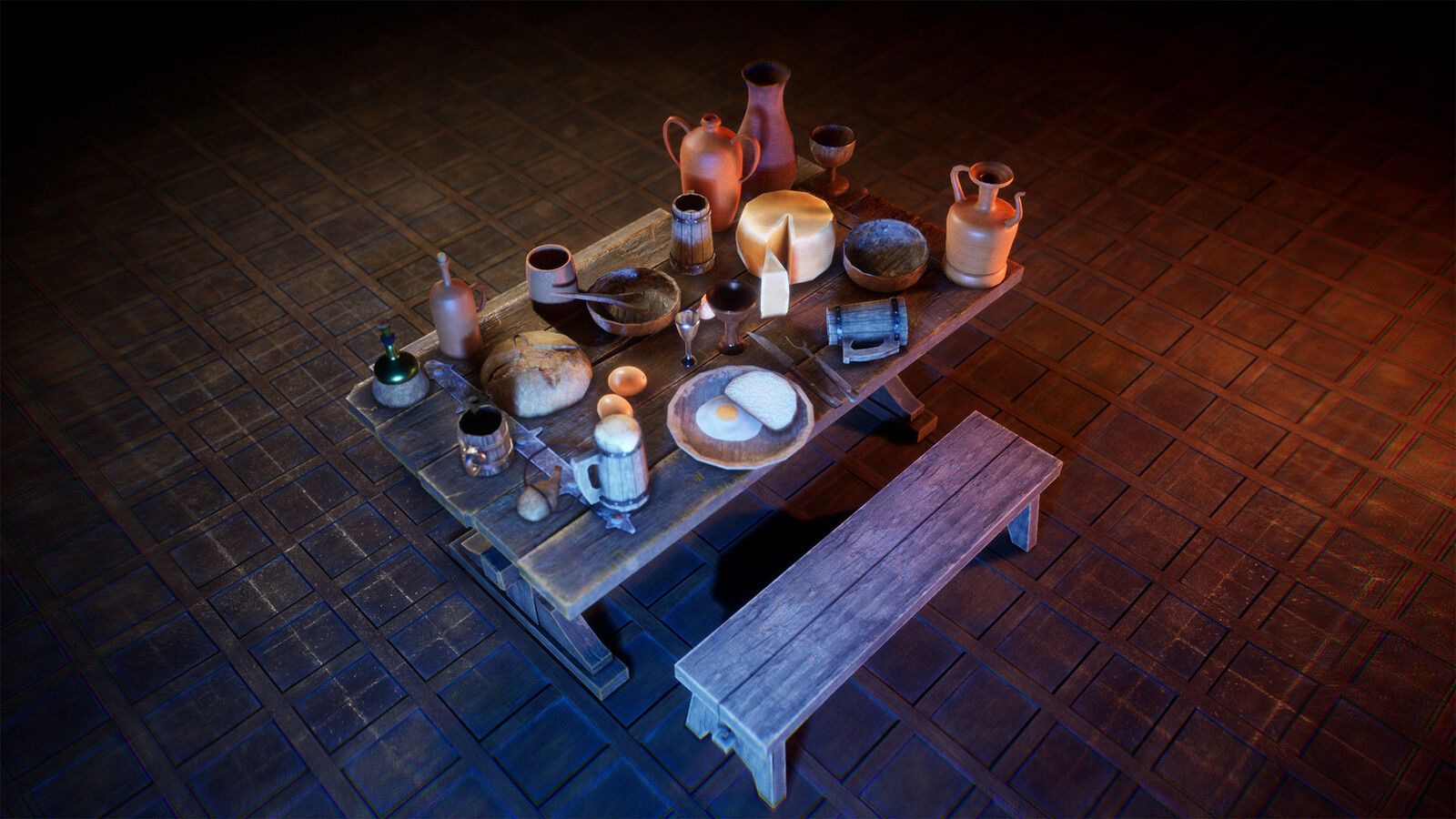 Medieval Tavern Props / 25+ Assets