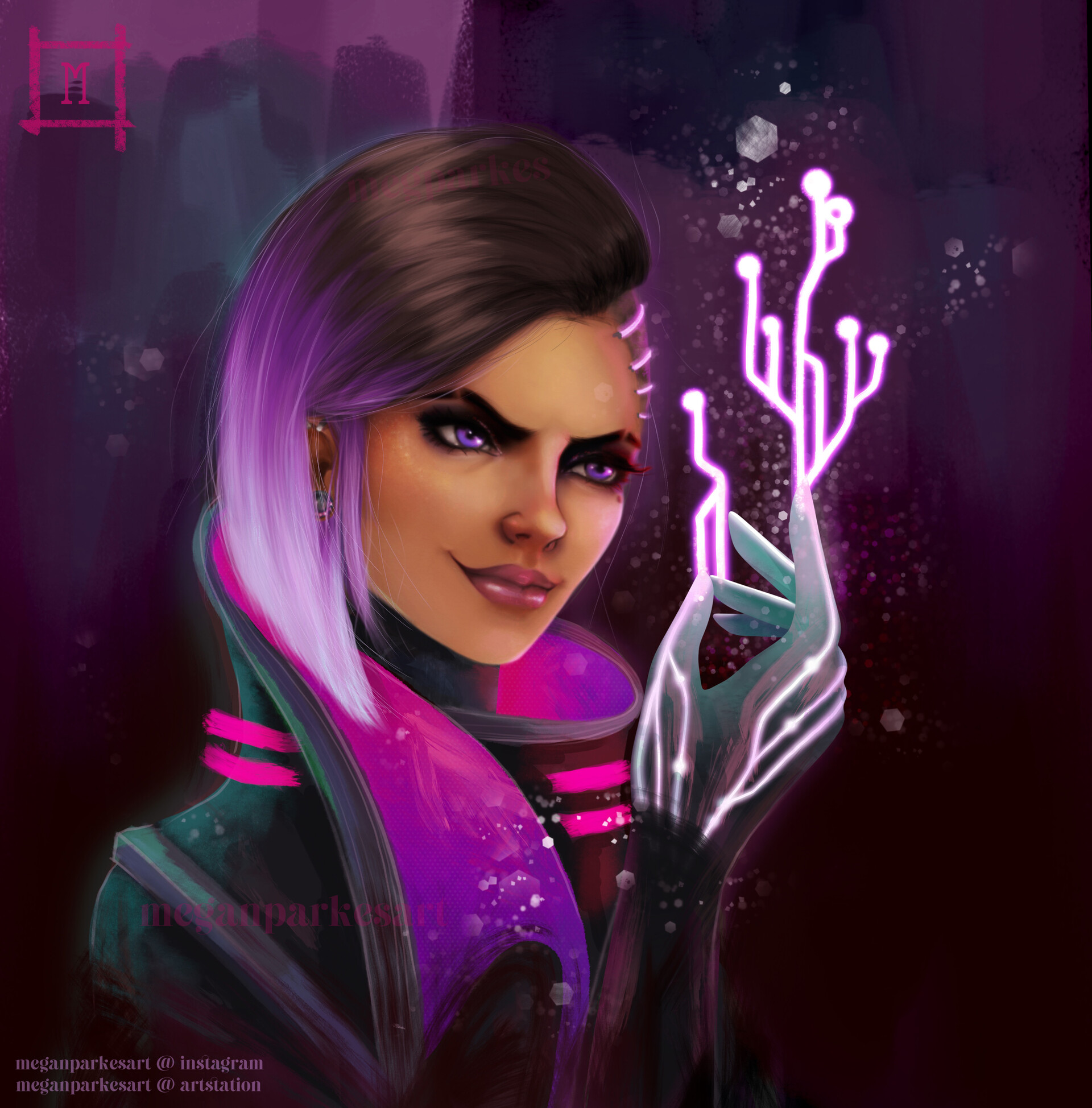ArtStation Sombra overwatch