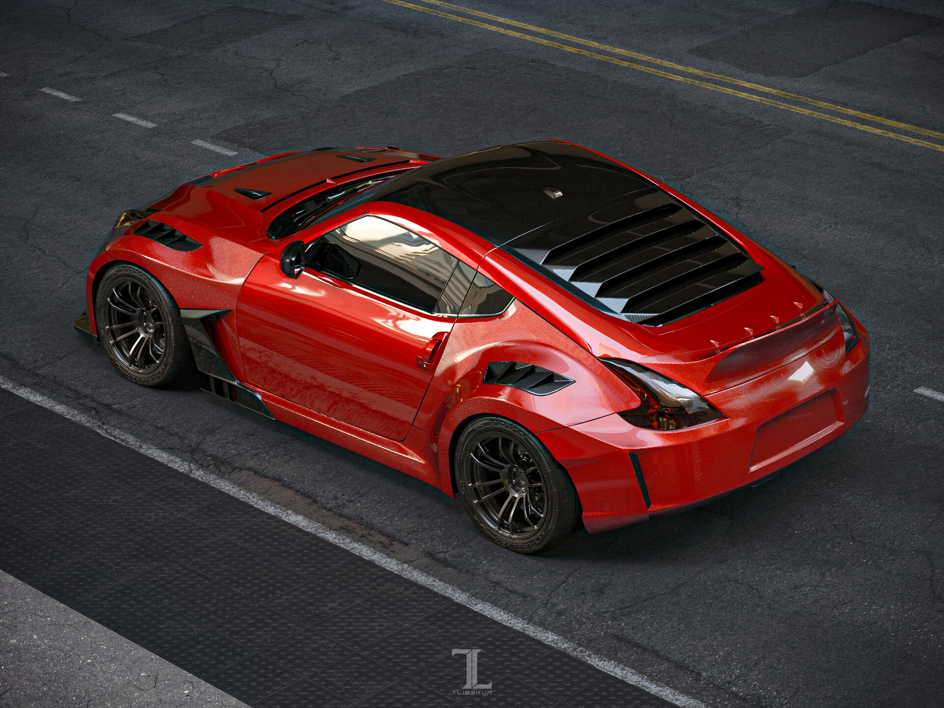 Kasim Tlibekua - Nissan 370Z. BadAss VR-Z