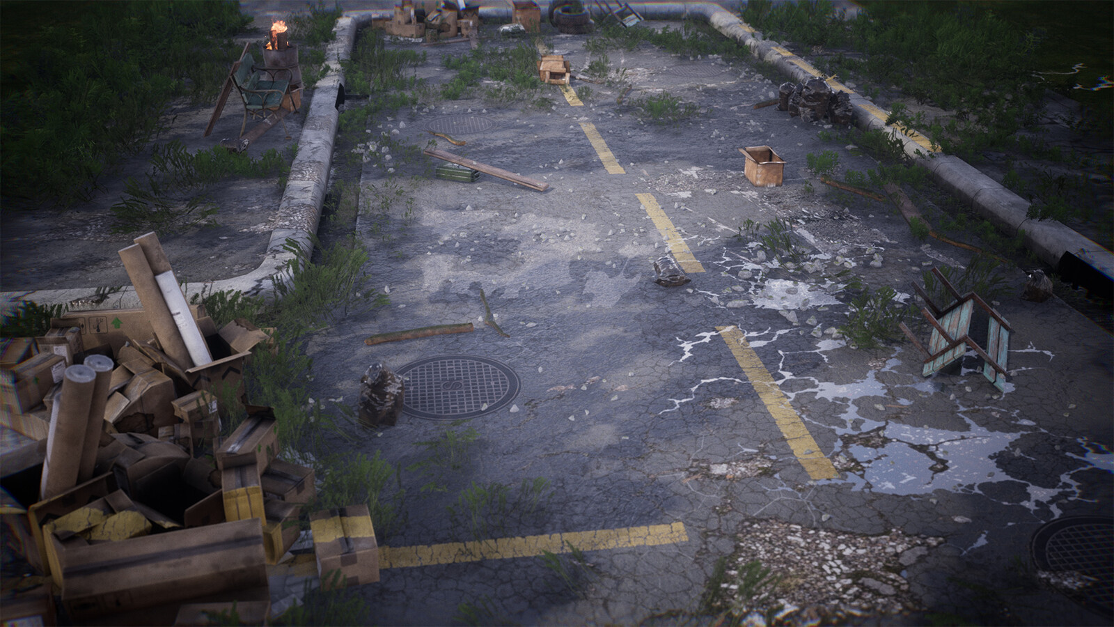 Modular Abandoned Road / 50+ Assets