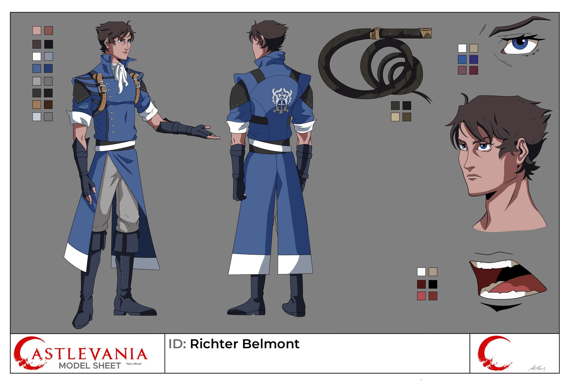 Adam Thomas Richter Belmont Model sheet