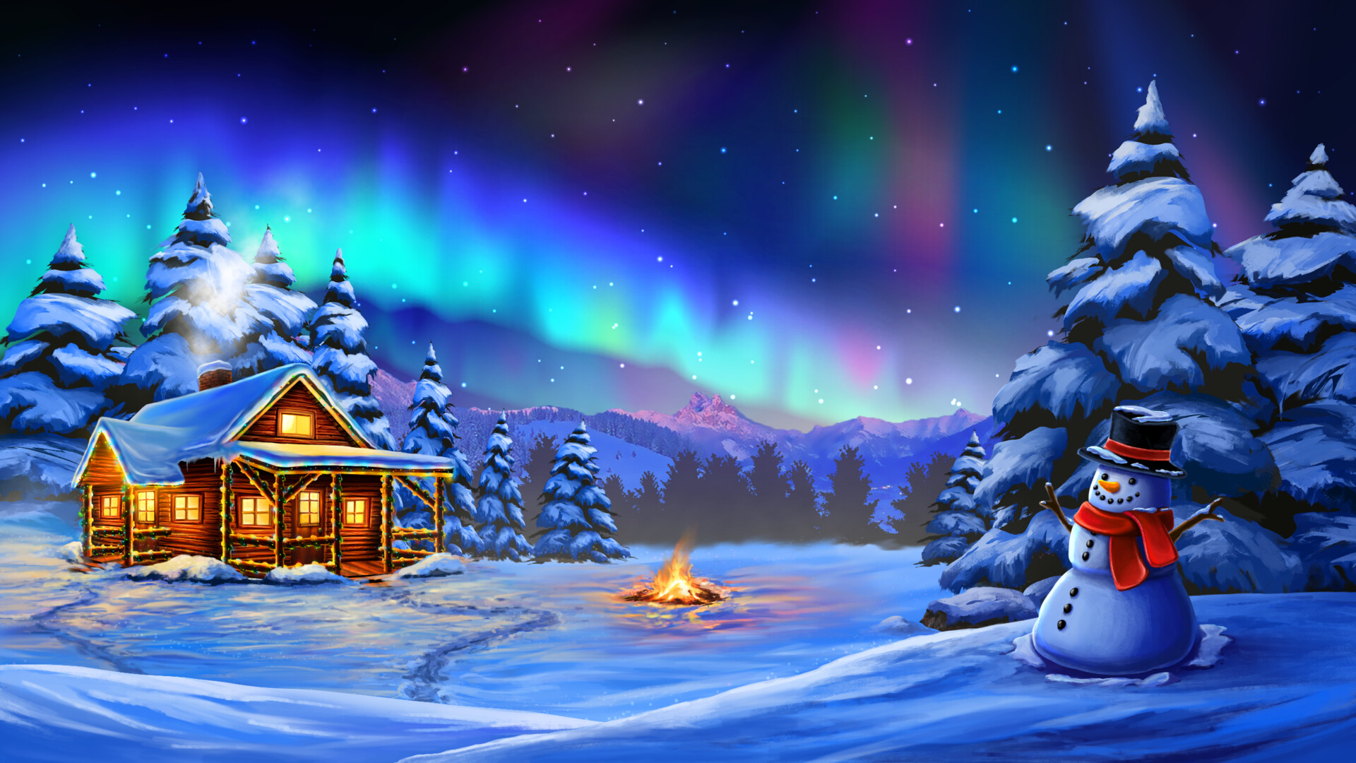 Christmas Present Background Images