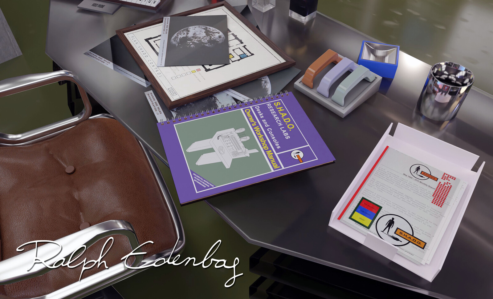 Processe en Ag 25th 2022 with the addition of the Shado file holder,  the floorplan seen Mindbender and the "Console and desk manual"