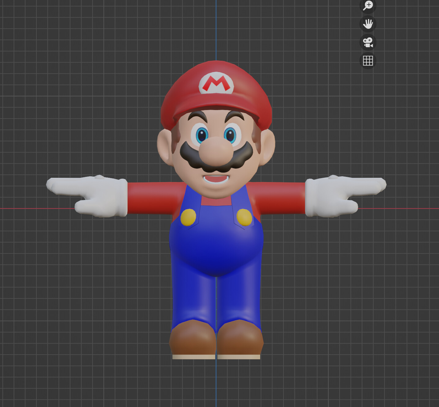 Artstation Mario 3d Model Process