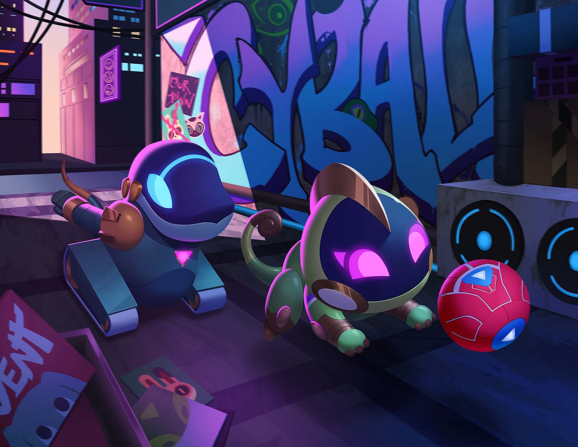 ArtStation Mascot Splash Art