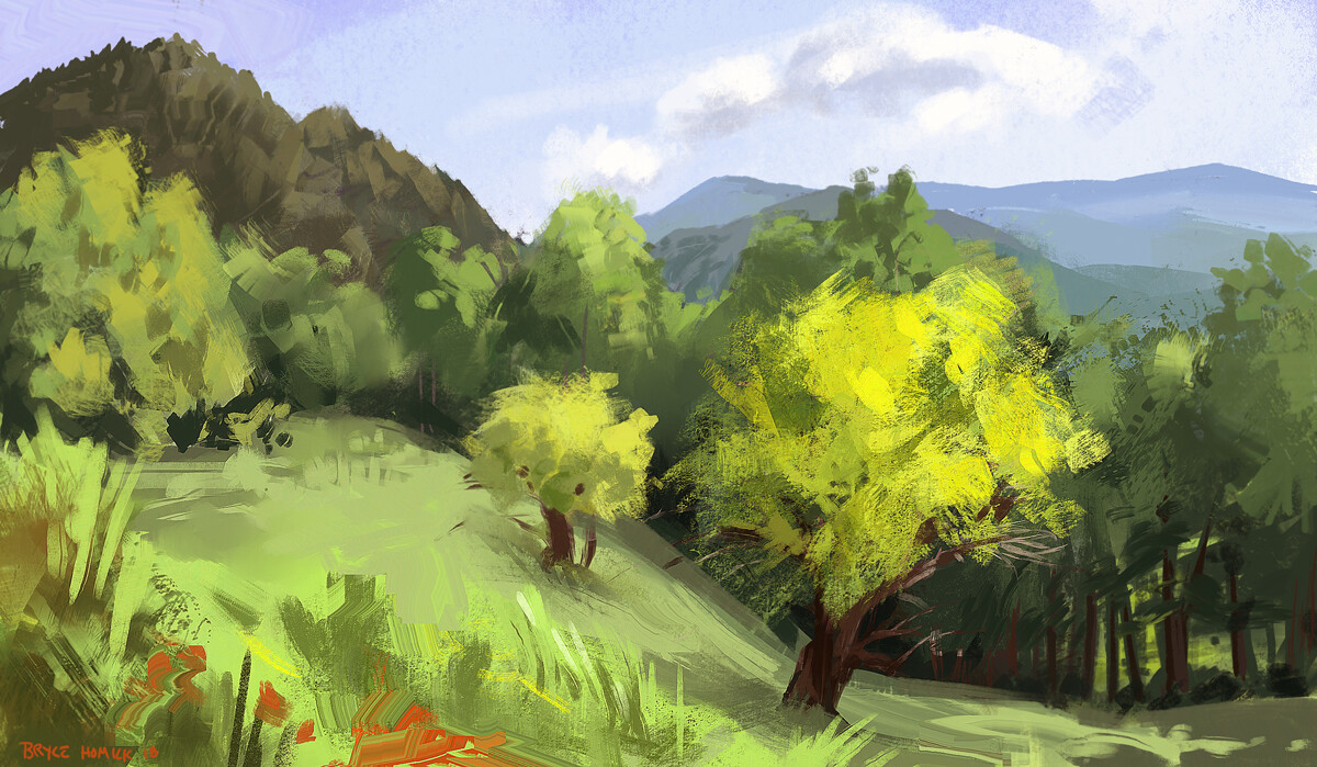 Day 26 - First Plein Air in procreate!