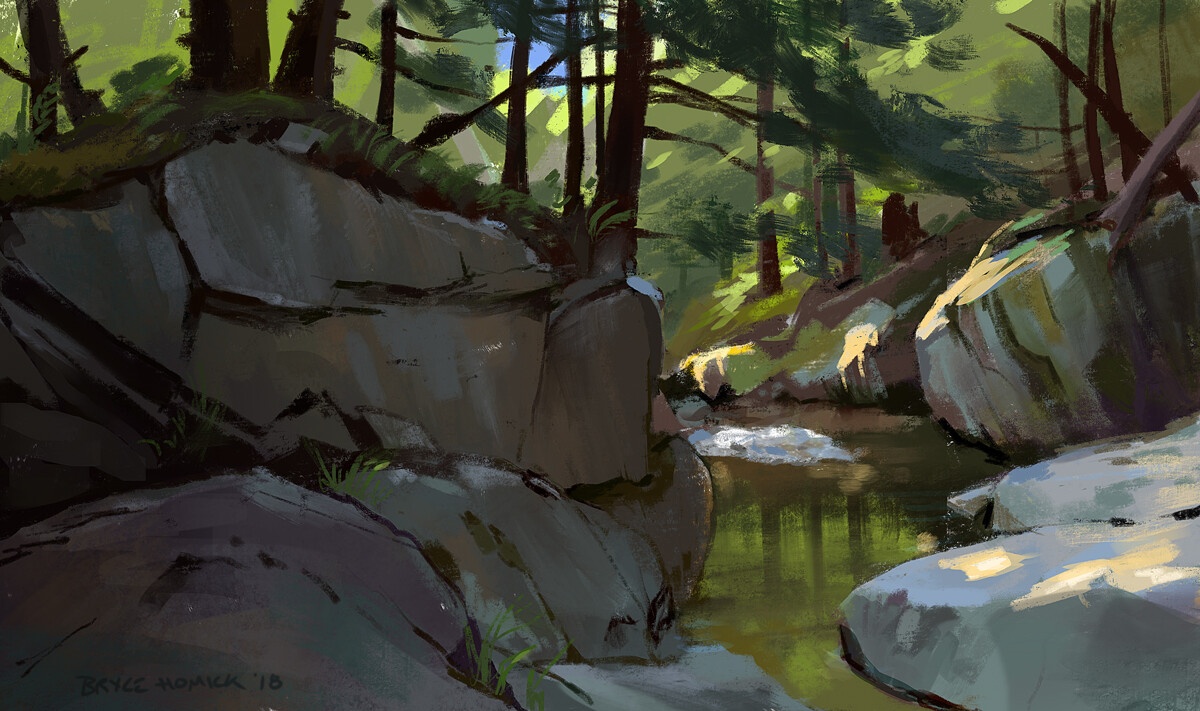 Day 31 - Plein Air; finally feeling confident with Procreate!