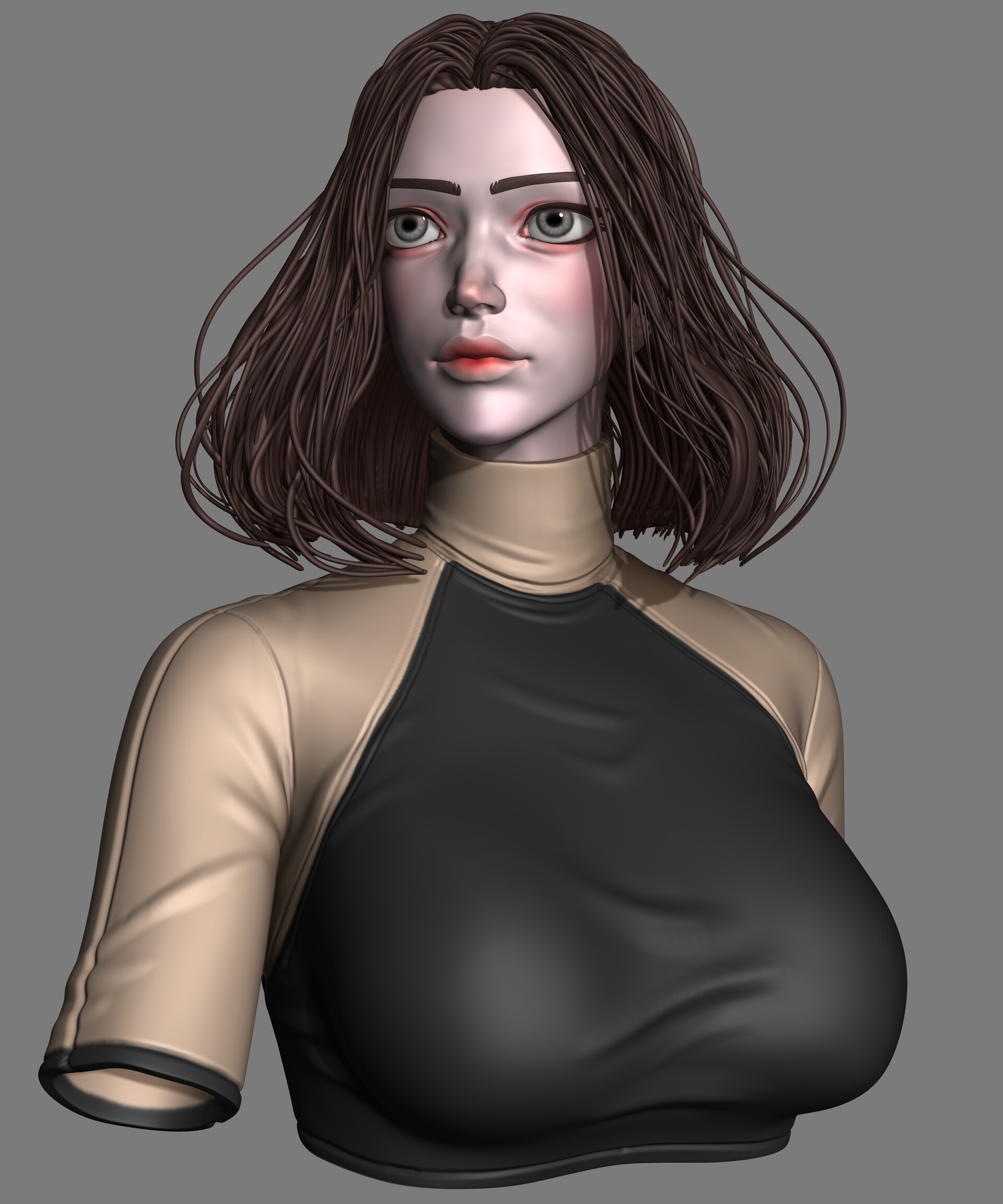 ArtStation Bust Up Study