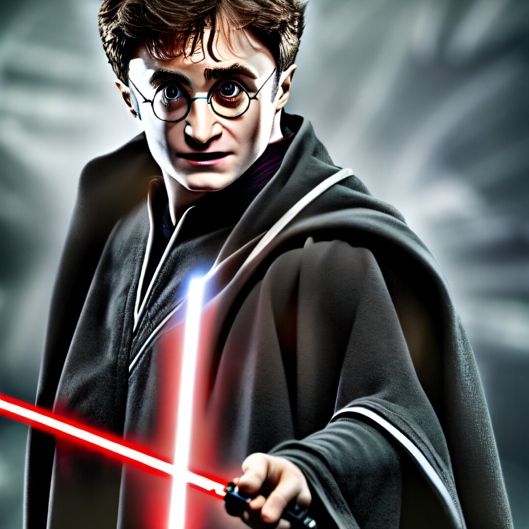 ArtStation Harry Potter as Jedi