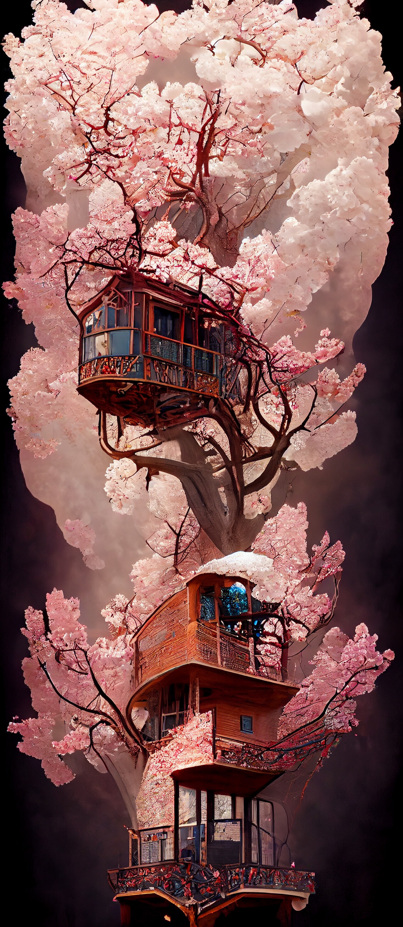 ArtStation Sakura Tree House