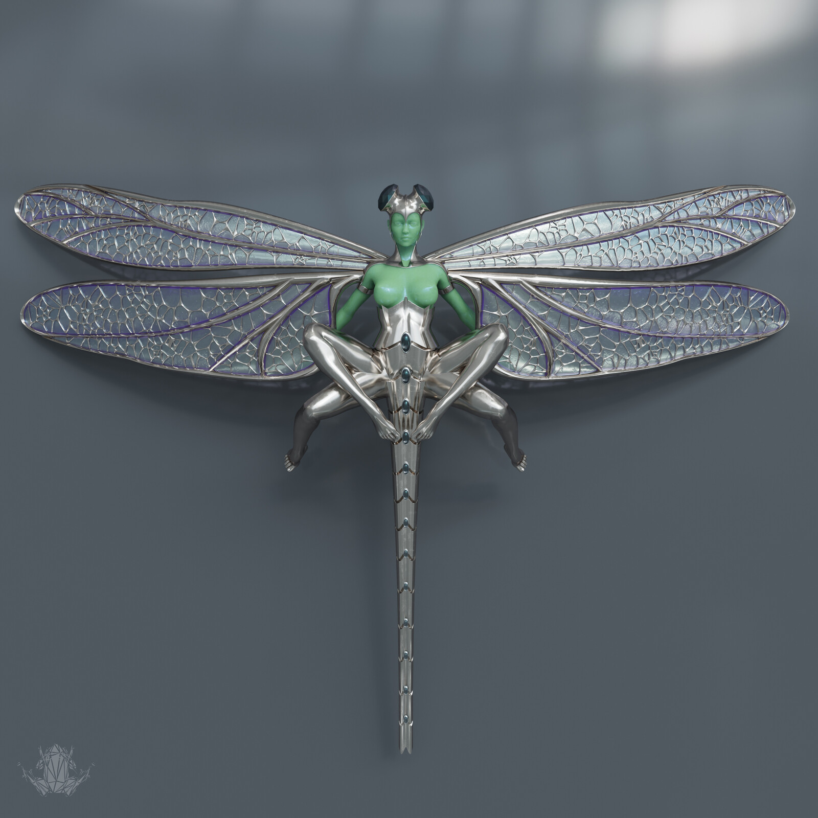 DRAGONFLY CORSET BROOCH