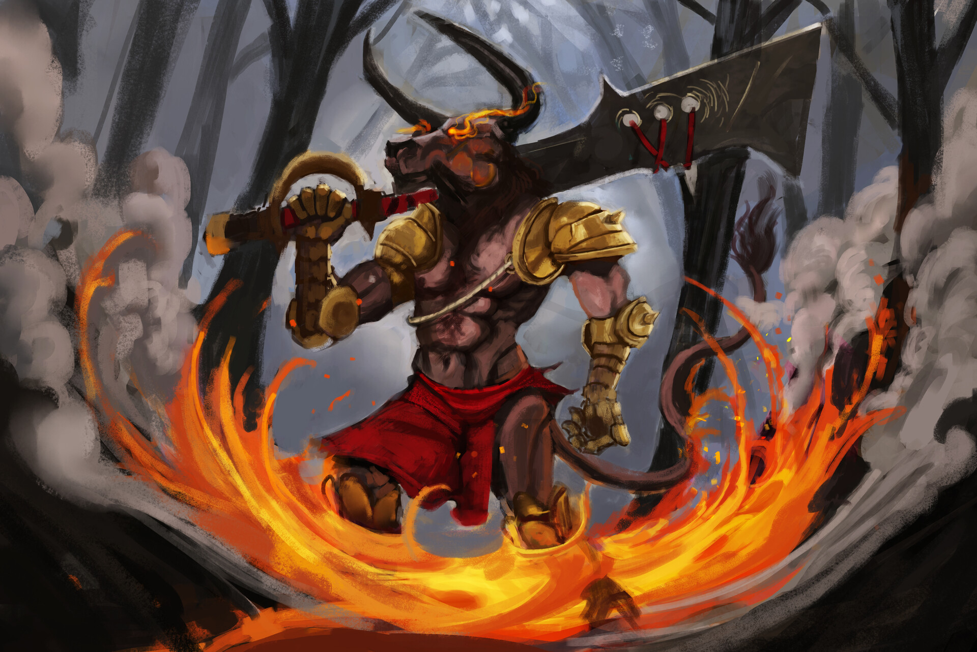 ArtStation Minotauro