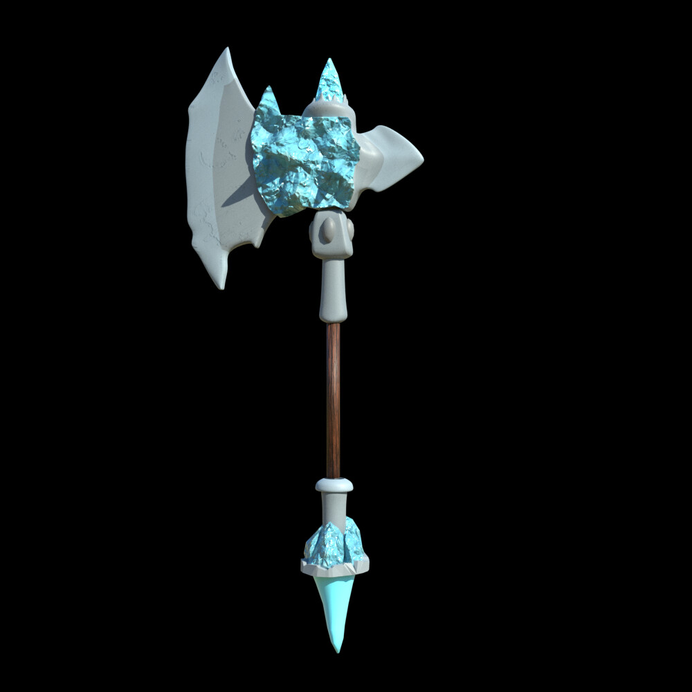 ArtStation Stylized Ice Axe
