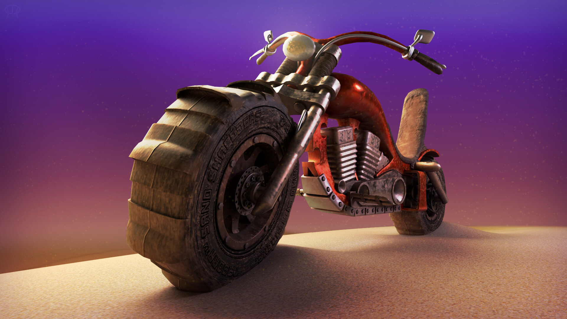 desert motorcycle 4 wheel