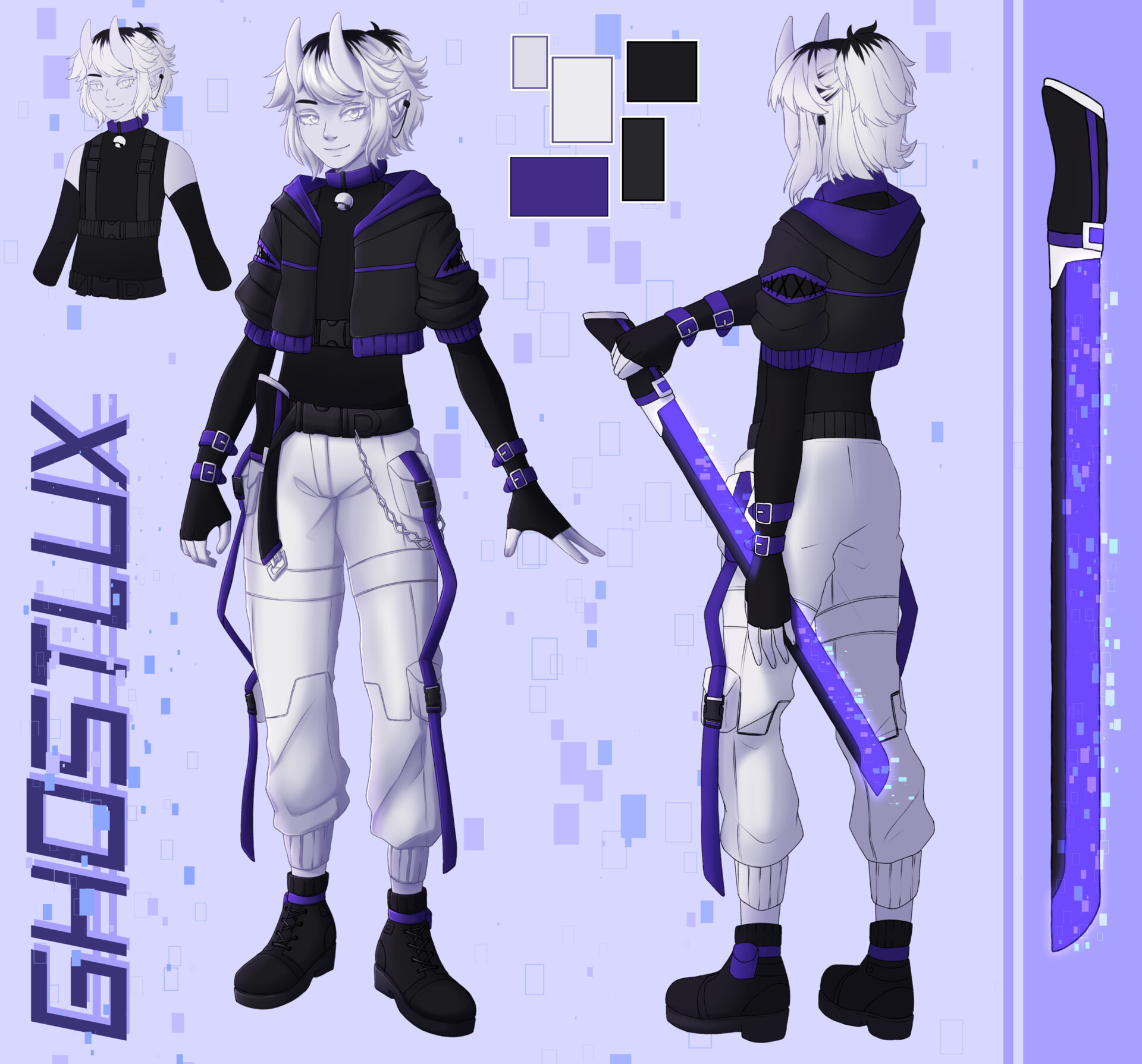 Artstation gh0st ref sheet