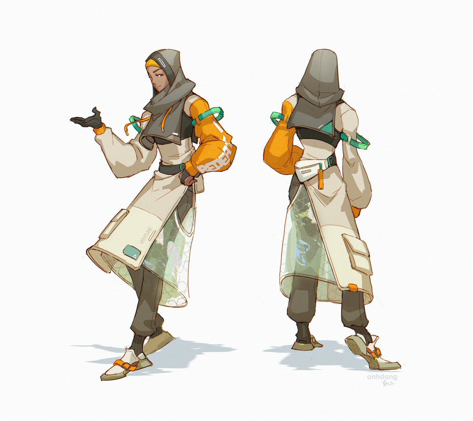 I've been seeing a lot of sports hijabs in stores and I think they look cool.