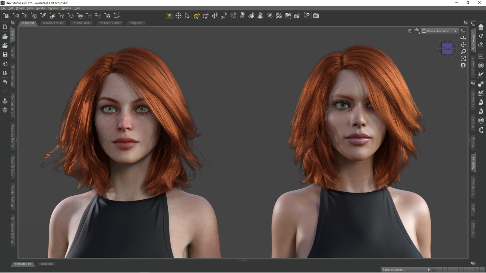 Comparison with New Sculpt G8.1F
