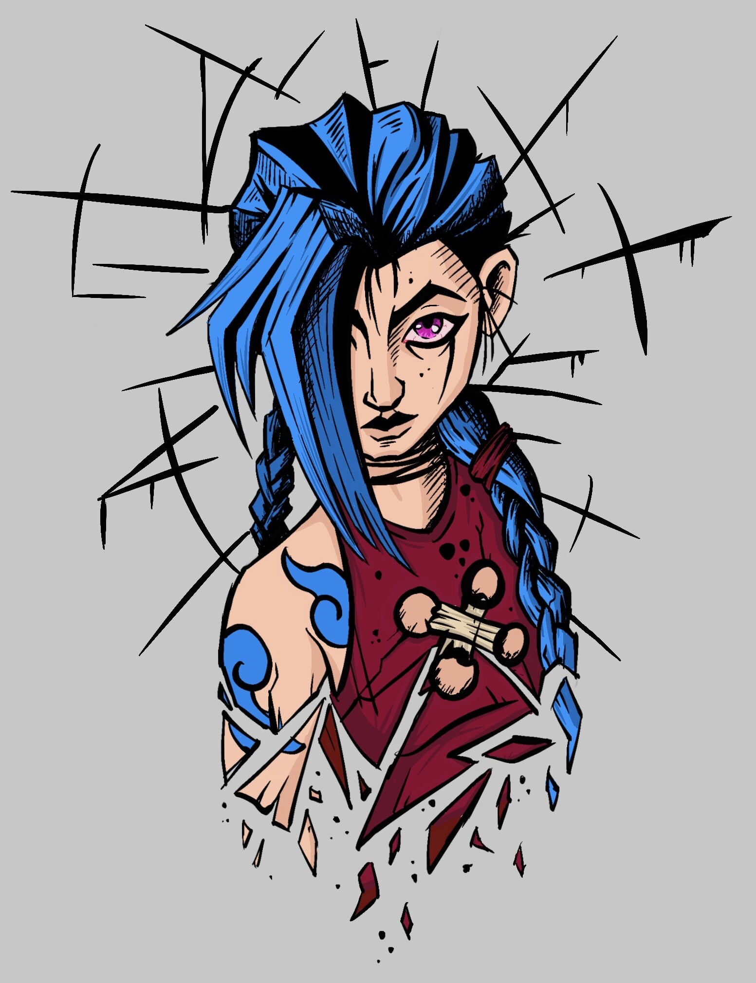 Jinx Lol Tattoo