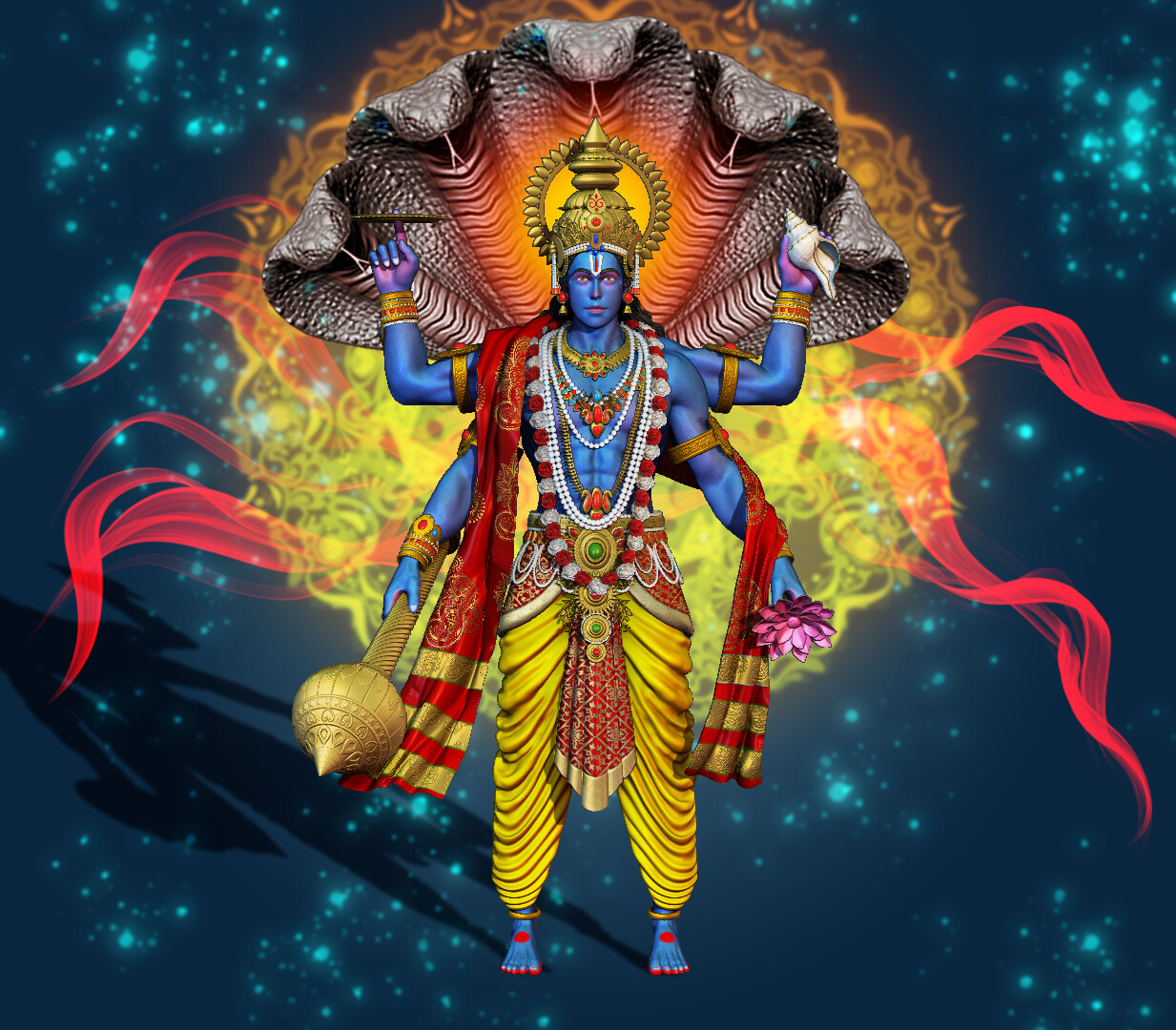 ArtStation - Lord Vishnu