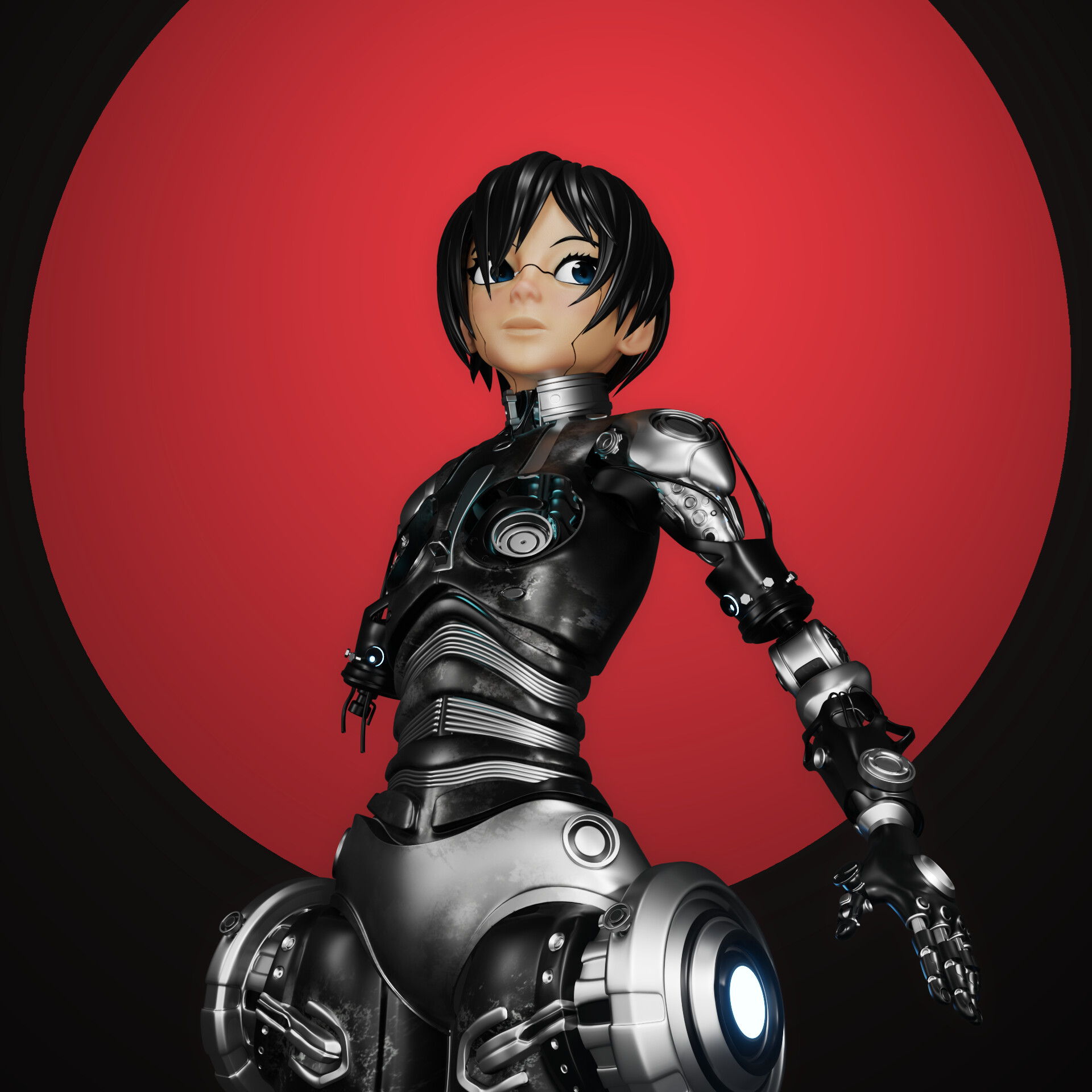 Artstation Android Girl Noa