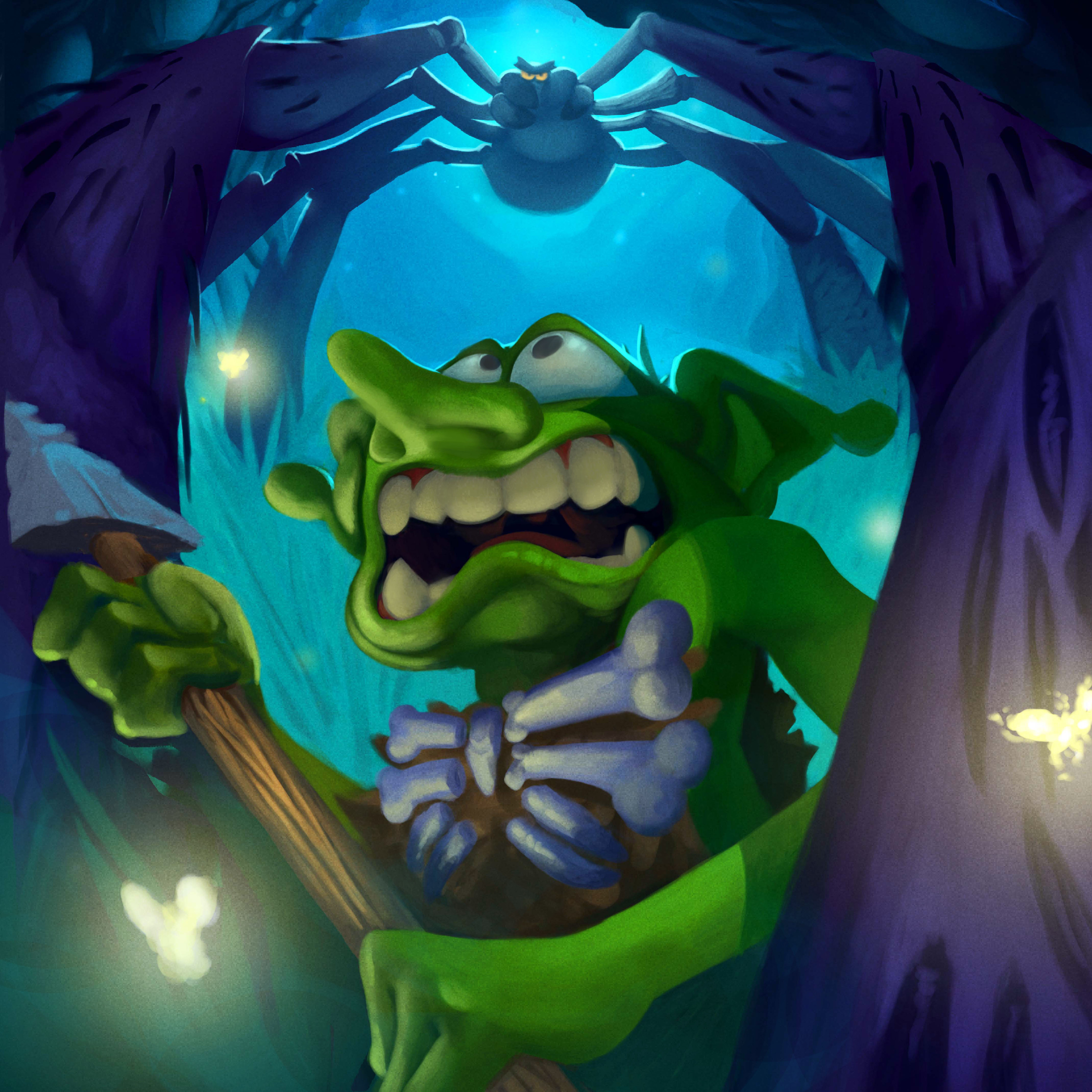 Goblin Splash - Dangerous to wander alone.