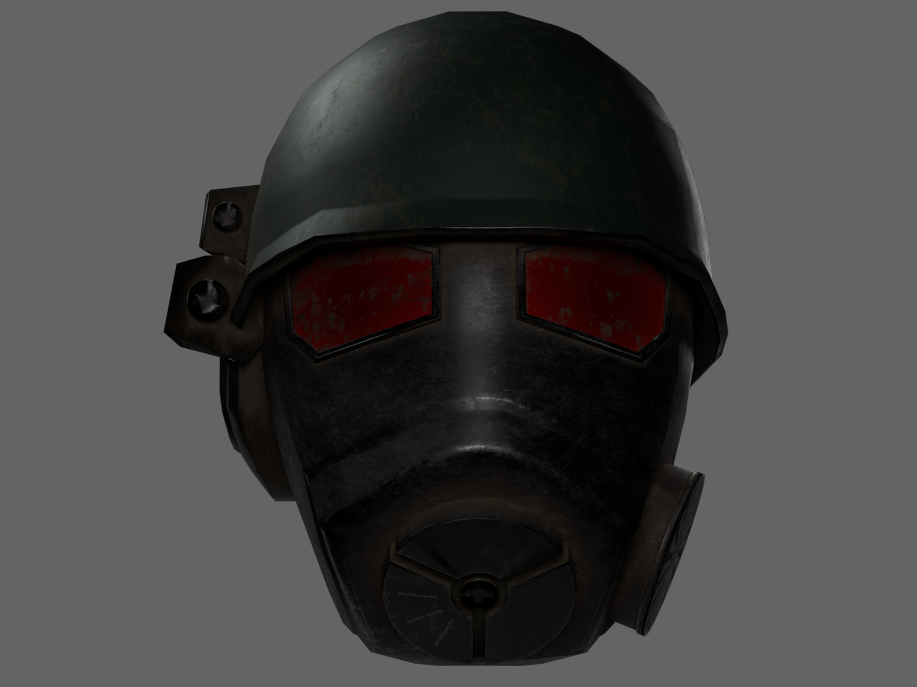 Artstation fanart re creation of a ncr veteran ranger helmet
