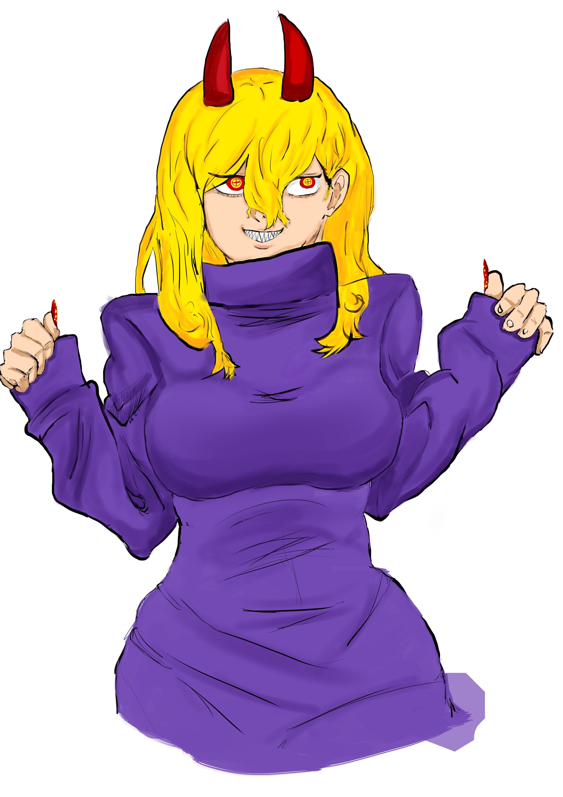 ArtStation POWER from chainsaw man