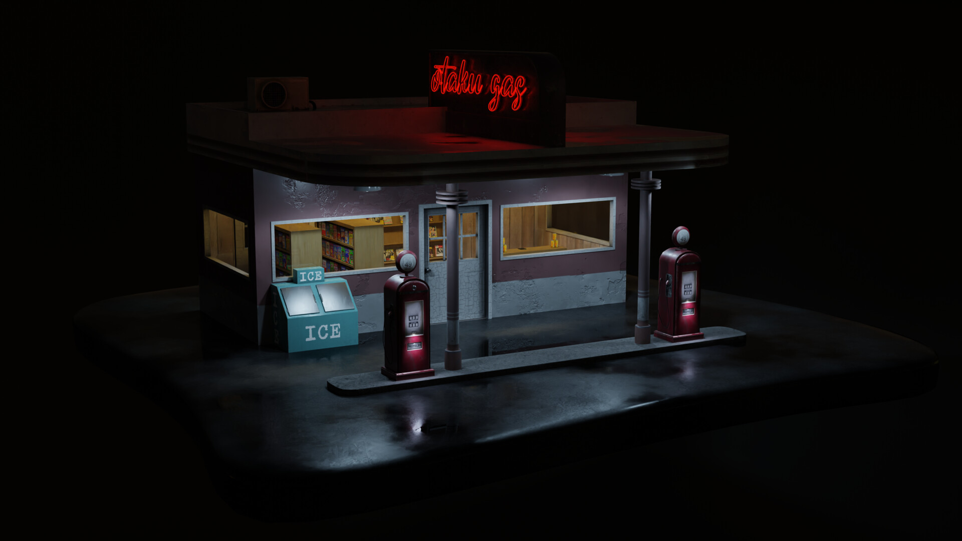 artstation-old-gas-station